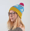 Knitted Bobble Lambswool Rabbit Hat