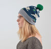 Knitted Lambswool Bunny Rabbit Bobble Hat